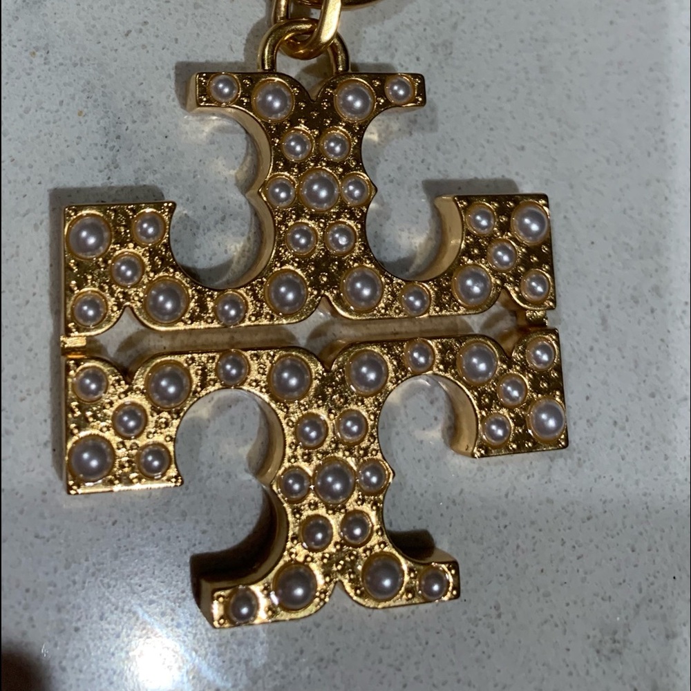 Tory Burch Pearl Key Fob/ Handbag charm. NWT - Picture 6 of 10